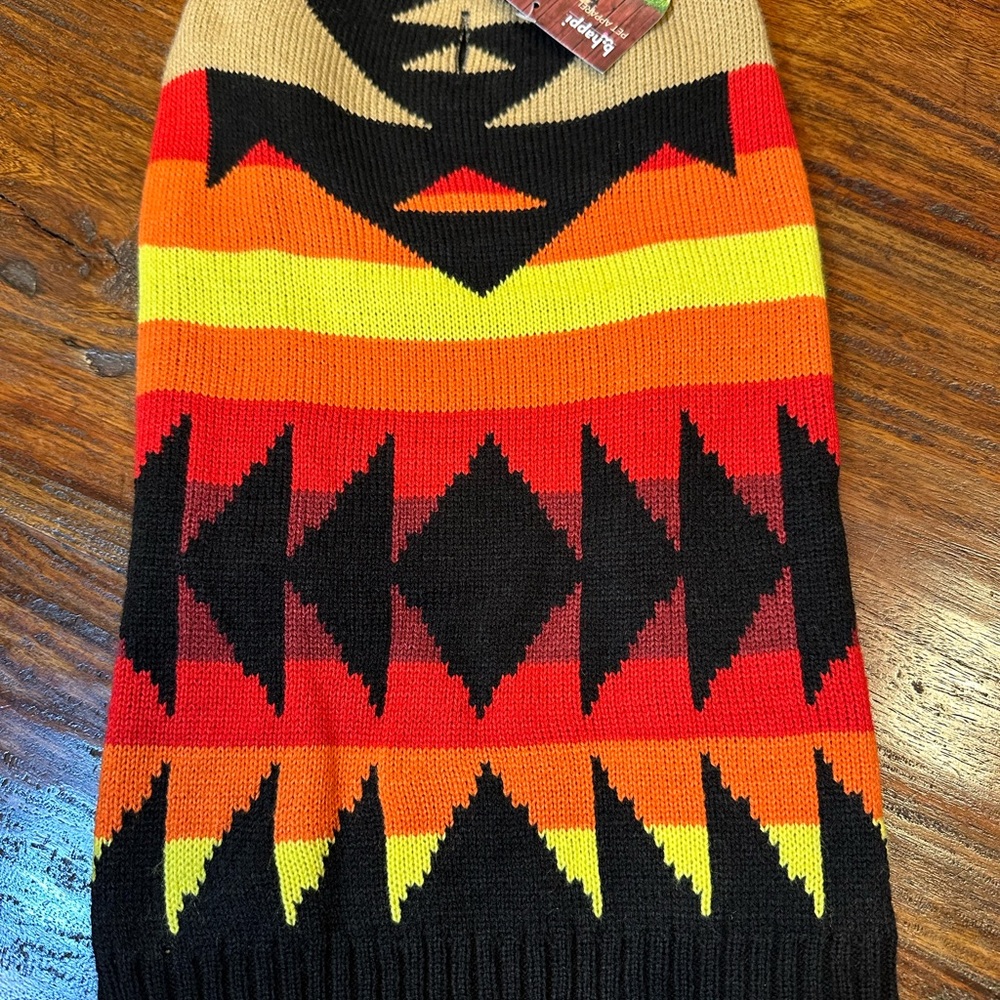 NWT! Pet Winter Windproof Sweater Dog Colorful Size M